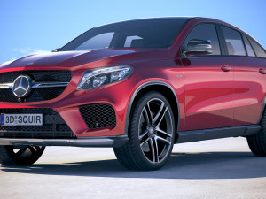 Mercedes-Benz GLE AMG Coupe 2018 Modelo 3D
