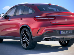 Mercedes-Benz GLE AMG Coupe 2018 Modelo 3D
