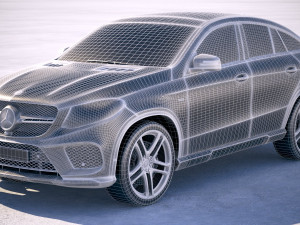Mercedes-Benz GLE AMG Coupe 2018 Modelo 3D