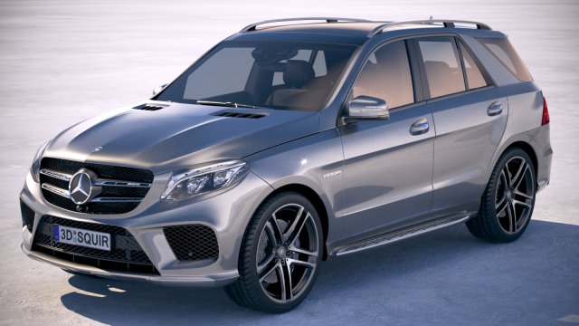 Mercedes-Benz GLE 43 AMG Wagon 2018 3D Model .c4d .max .obj .3ds .fbx .stl .blend 