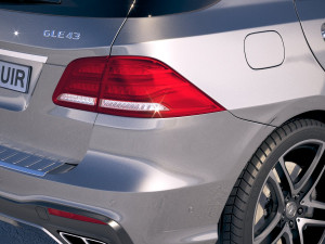 Mercedes-Benz GLE 43 AMG Wagon 2018 3D Model