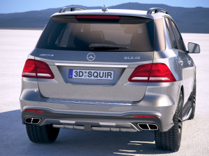 Mercedes-Benz GLE 43 AMG Wagon 2018 3D Model