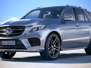 Mercedes-Benz GLE 43 AMG Wagon 2018 3D Model