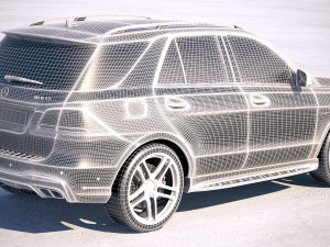Mercedes-Benz GLE 43 AMG Wagon 2018 3D Model
