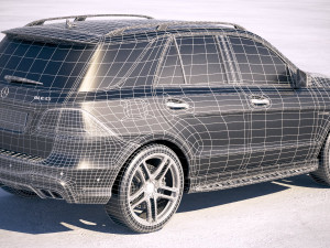 Mercedes-Benz GLE 43 AMG Wagon 2018 3D Model