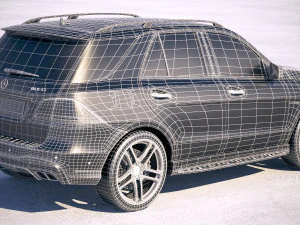 Mercedes-Benz GLE 43 AMG Wagon 2018 3D Model