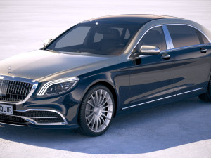 Mercedes-Benz Maybach 2019 Modello 3D
