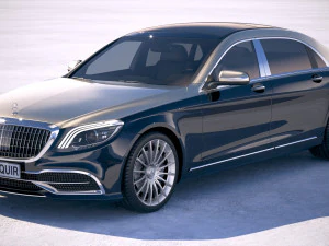 Mercedes-Benz Maybach 2019 Modelo 3D