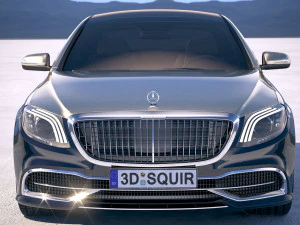 Mercedes-Benz Maybach 2019 3D Model