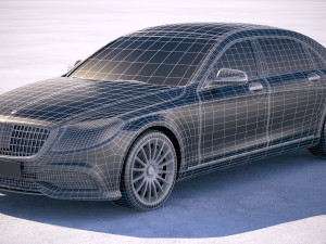 Mercedes-Benz Maybach 2019 Modello 3D