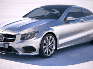 Mercedes-Benz S-class Coupe 2019 3D Model