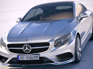 Mercedes-Benz S-class Coupe 2019 3Dモデル