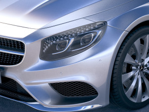 Mercedes-Benz S-class Coupe 2019 3Dモデル