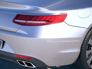 Mercedes-Benz S-class Coupe 2019 3Dモデル