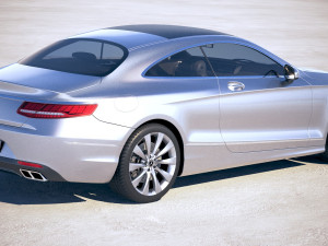 Mercedes-Benz S-class Coupe 2019 3Dモデル