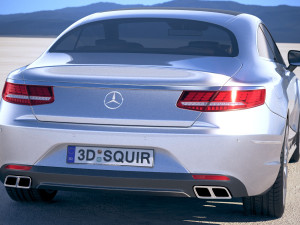 Mercedes-Benz S-class Coupe 2019 3Dモデル