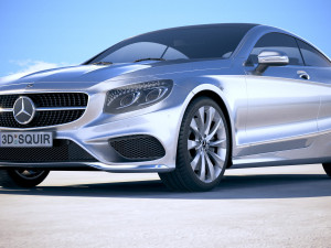 Mercedes-Benz S-class Coupe 2019 3Dモデル