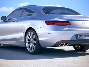Mercedes-Benz Classe S Coup&eacute; 2019 Modello 3D