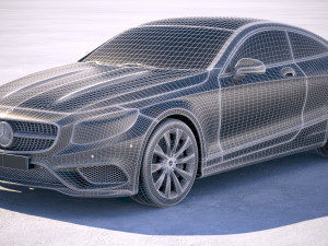 Mercedes-Benz S-class Coupe 2019 3Dモデル