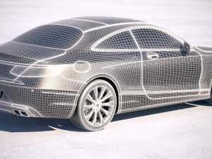 Mercedes-Benz S-class Coupe 2019 3Dモデル