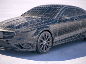 Mercedes-Benz S-class Coupe 2019 3Dモデル
