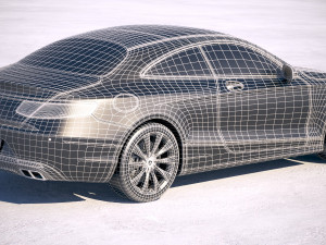 Mercedes-Benz S-class Coupe 2019 3Dモデル