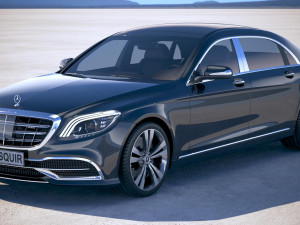 Mercedes-Benz S-class Maybach 2018 3D 모델