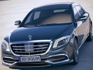 Mercedes-Benz S-class Maybach 2018 Model 3D