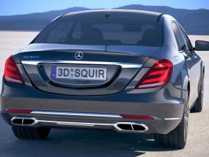 Mercedes-Benz S-class Maybach 2018 Model 3D
