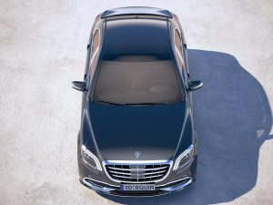 Mercedes-Benz S-class Maybach 2018 Model 3D