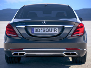 Mercedes-Benz S-class Maybach 2018 Model 3D