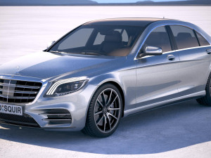 Mercedes-Benz S-class 2018 Modelo 3D
