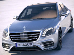 Mercedes-Benz S-class 2018 3D Model