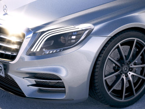 Mercedes-Benz S-class 2018 Modelo 3D