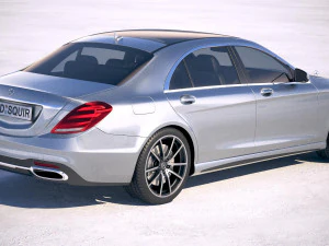 Mercedes-Benz S-class 2018 3D Model