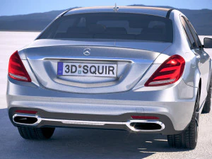 Mercedes-Benz S-class 2018 3D Model