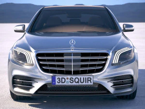 Mercedes-Benz S-class 2018 3D Model