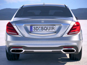 Mercedes-Benz S-class 2018 3D Model