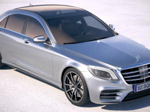 Mercedes-Benz S-class 2018 3D Model