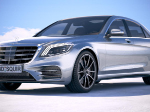 Mercedes-Benz S-class 2018 Modelo 3D