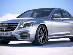 Mercedes-Benz S-class 2018 3D Model