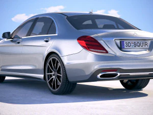 Mercedes-Benz S-class 2018 3D Model
