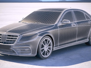 Mercedes-Benz S-class 2018 Modelo 3D