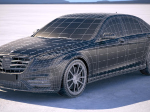 Mercedes-Benz S-class 2018 Modelo 3D
