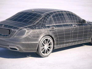 Mercedes-Benz S-class 2018 3D Model