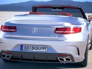 Mercedes-Benz S63 AMG Cabriolet 2018 3D Модель