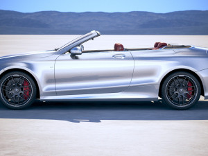 Mercedes-Benz S63 AMG Cabriolet 2018 3D Модель