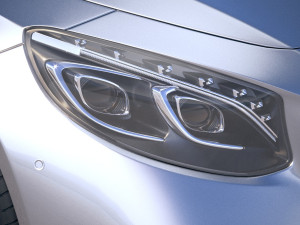 Mercedes-Benz S63 AMG Cabriolet 2018 3D Модель