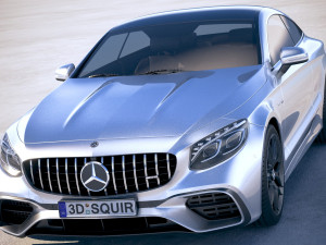 Mercedes-Benz S63 AMG Coupe 2018 Modelo 3D