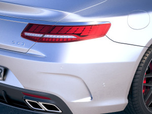 Mercedes-Benz S63 AMG Coupe 2018 Modelo 3D